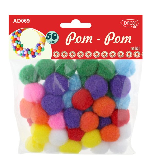 ACCESORII CRAFT - AD069 POM POM MIDI DACO