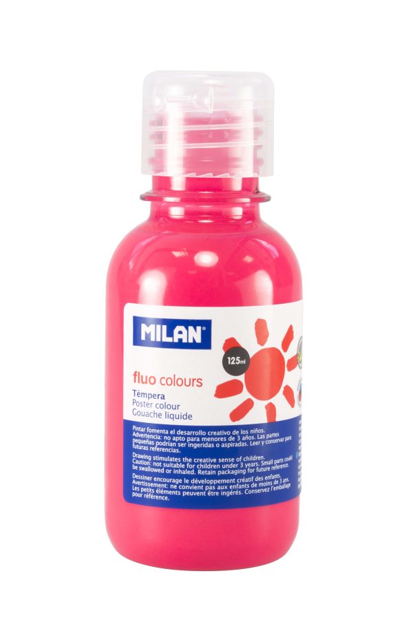 TEMPERA 125ML/CULOARE FLUORESCENTA ROZ 034437