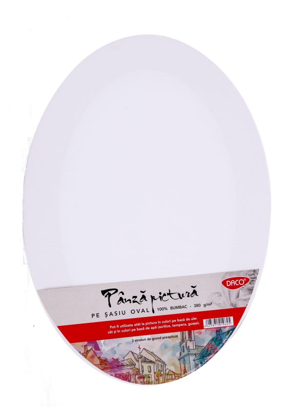 PANZA PICTURA PE SASIU OVAL 35X50CM DACO PZO3550