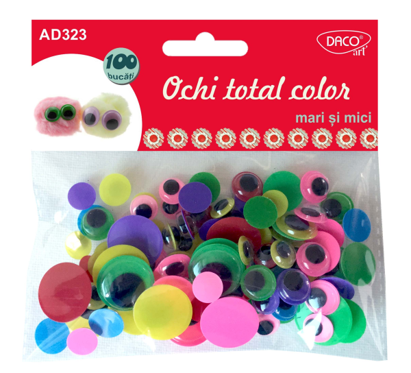 ACCESORII CRAFT - AD323 OCHI TOTAL COLOR MARI SI MICI DACO