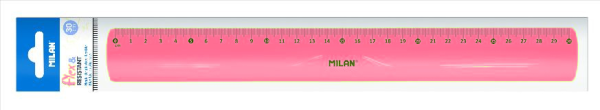 LINIAR 30CM FLEXIBIL ROZ MILAN 353801P