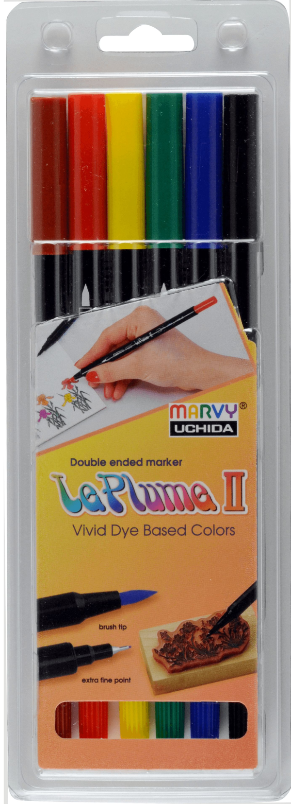 PIX LINER 2 CAPETE LE PLUME 2 SET 6 MARVY 1122-6A