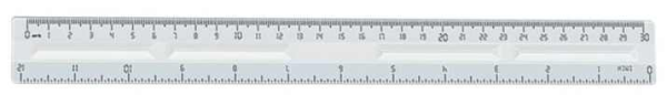 LINIAR 30 CM ARK 600