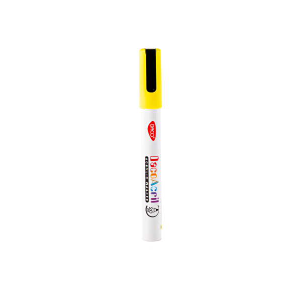 MARKER ACRILIC DACO GALBEN FLUORESCENT  MK503GF