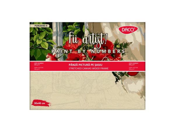 PANZA PICTURA PE NUMERE 30X40CM DACO PZN3040-4