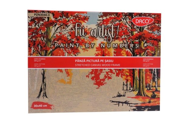 PANZA PICTURA PE NUMERE 30X40CM DACO PZN3040-3