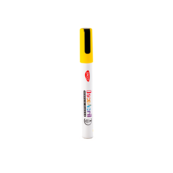 MARKER ACRILIC DACO GALBEN MK503G