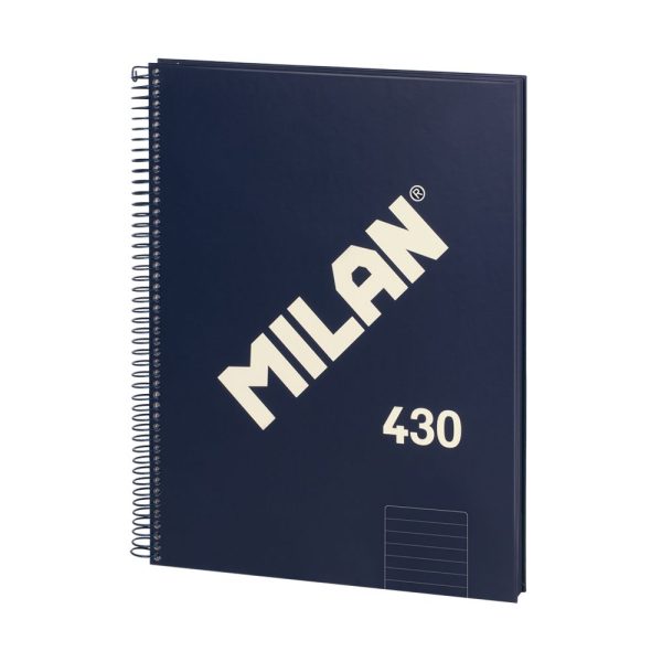 CAIET A4 80 FILE DR SPIRA MILAN ALBASTRU 430 57142E80B