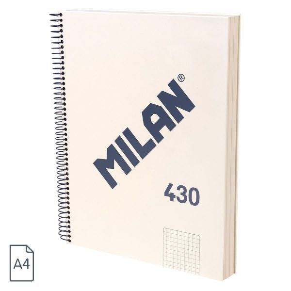 CAIET A4 120 FILE AR SPIRA MILAN BEJ 430 57143E120BG